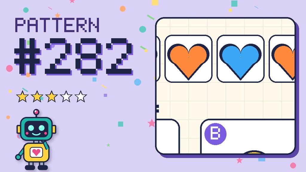 Pattern puzzle 282 card