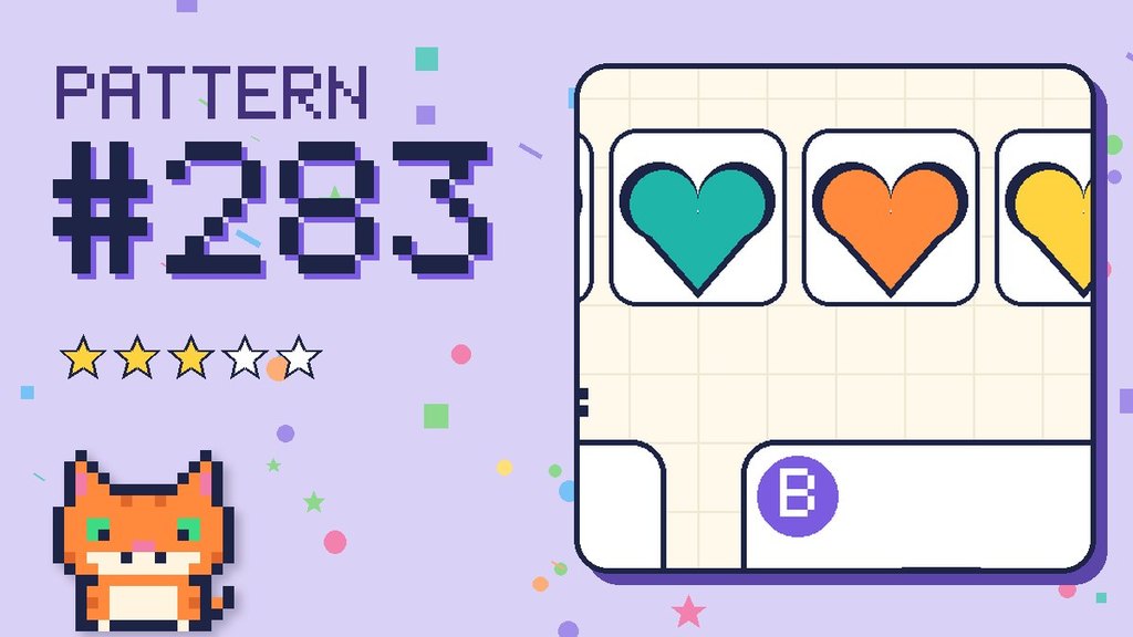 Pattern puzzle 283 card