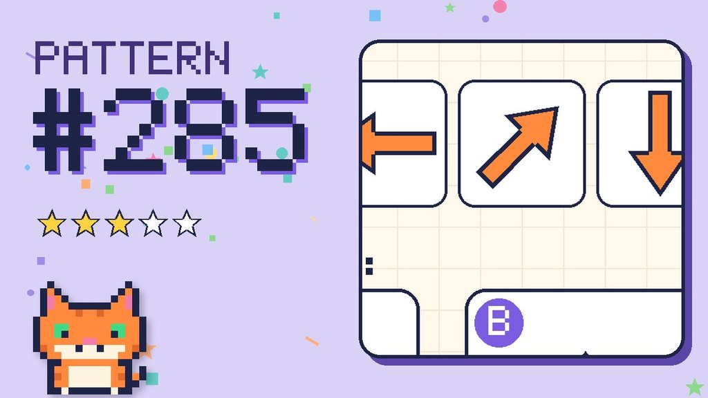 Pattern puzzle 285 card