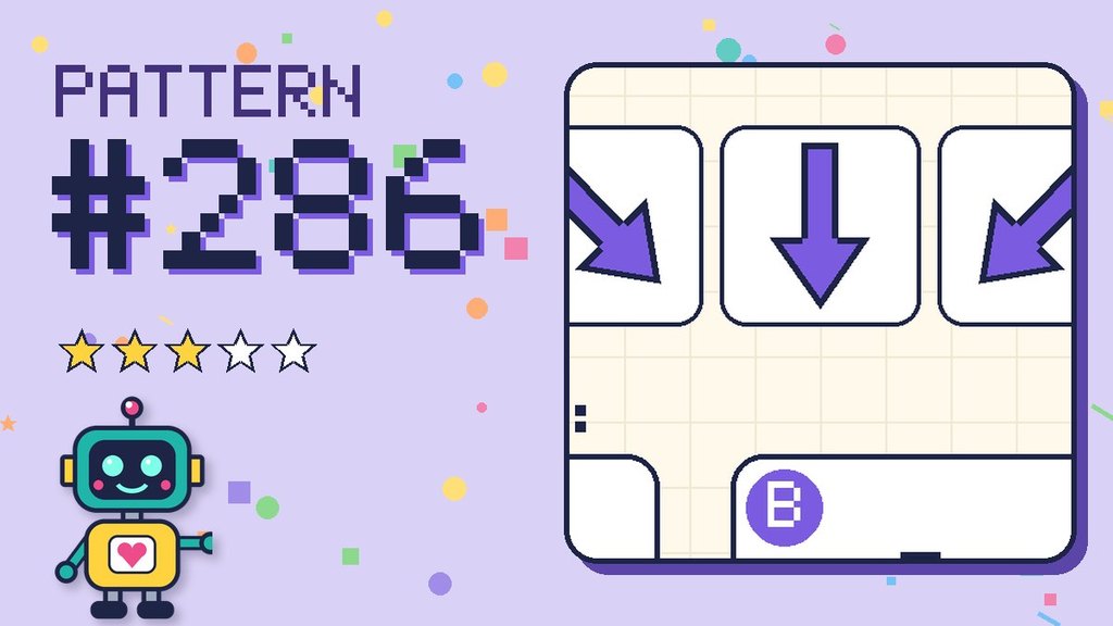 Pattern puzzle 286 card