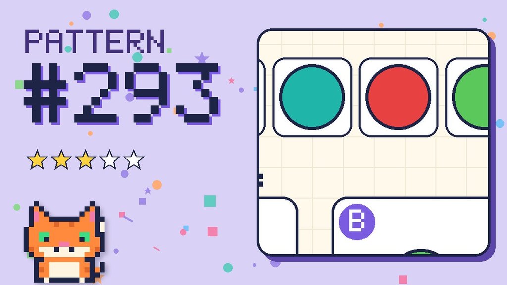 Pattern puzzle 293 card