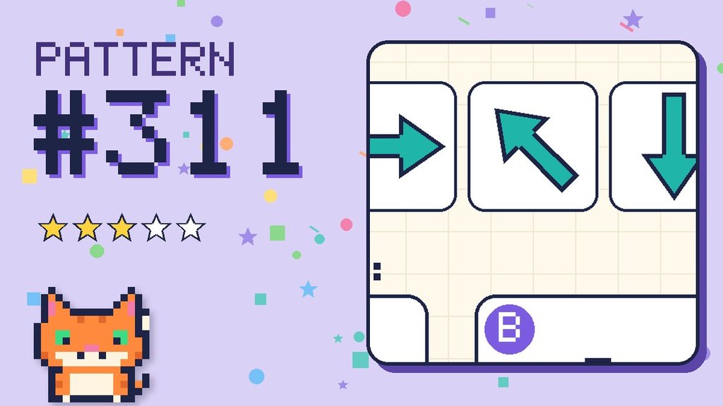 Pattern puzzle 311 card