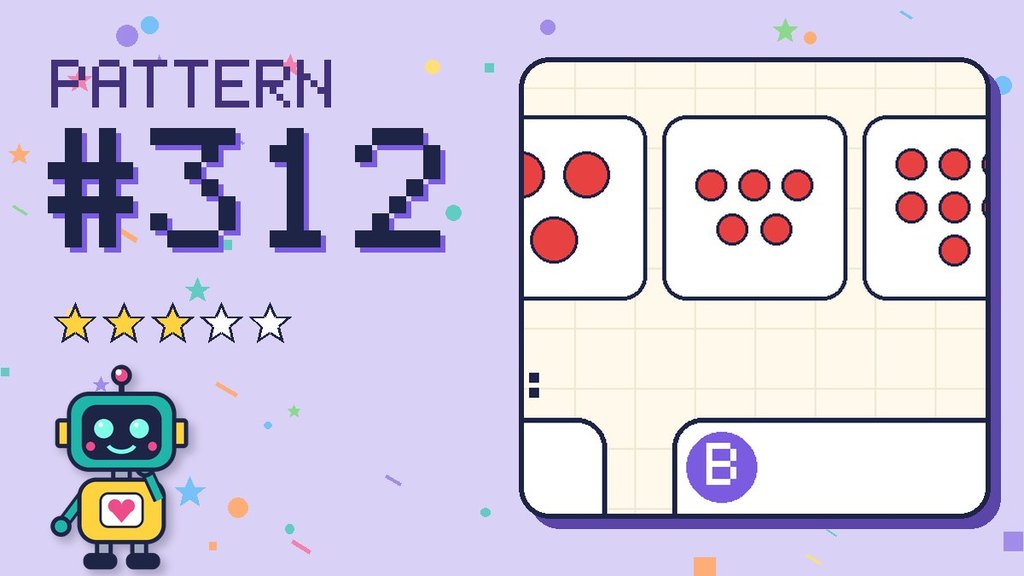 Pattern puzzle 312 card