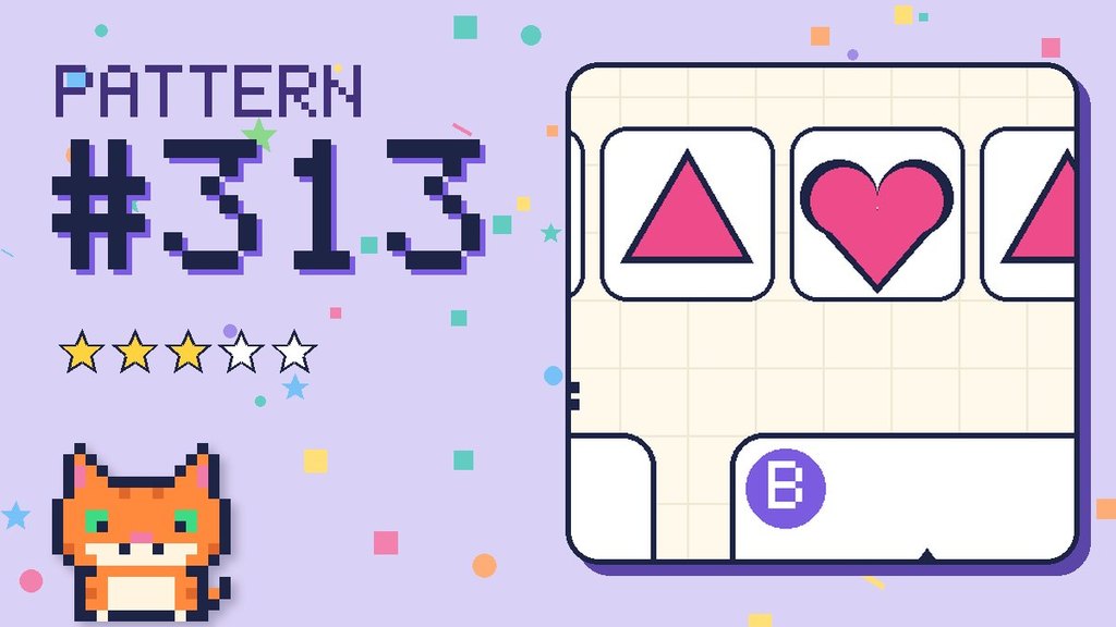 Pattern puzzle 313 card