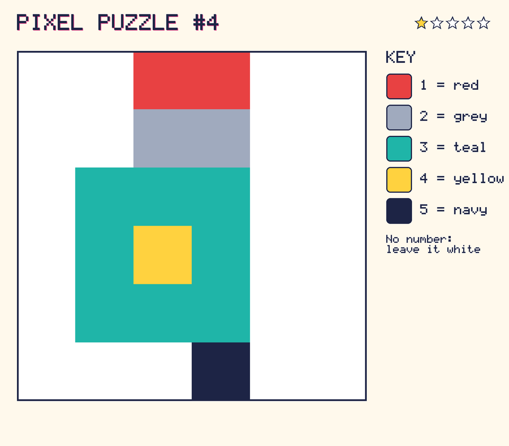 The finished pixel picture: a robot.