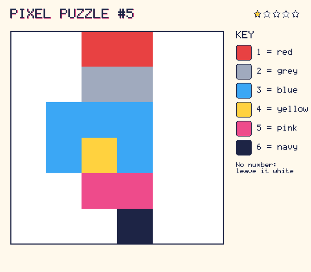 The finished pixel picture: a robot.