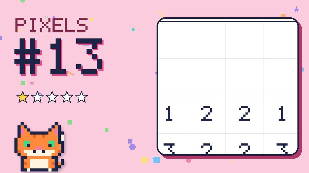 Pixel Puzzle 13 card