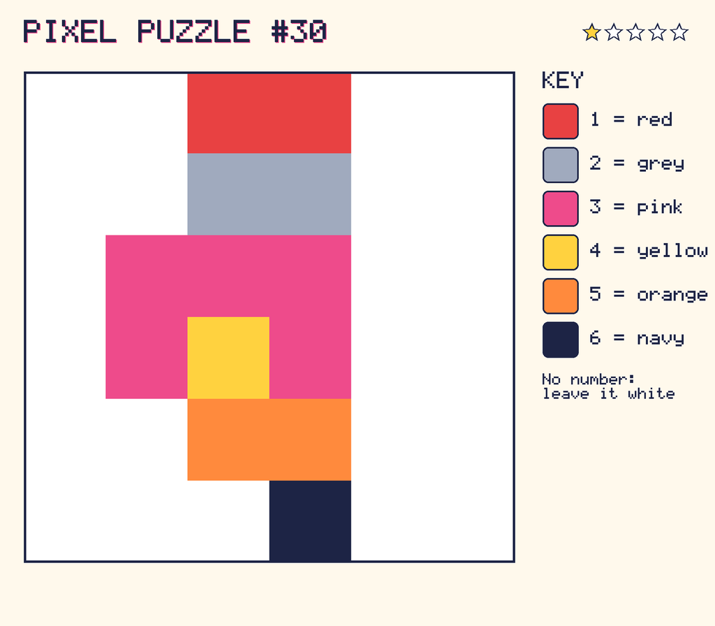 The finished pixel picture: a robot.