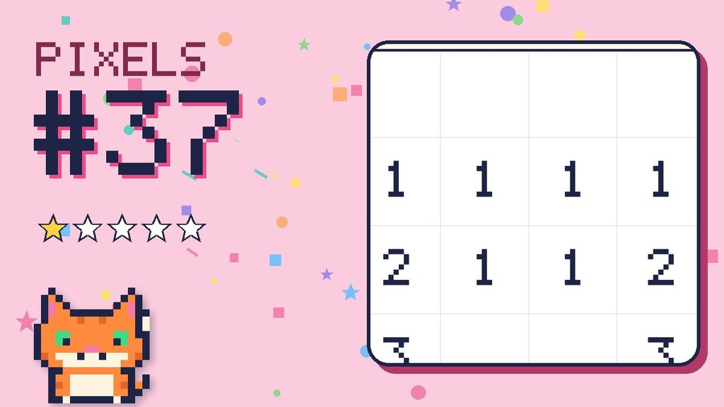 Pixel Puzzle 37 card