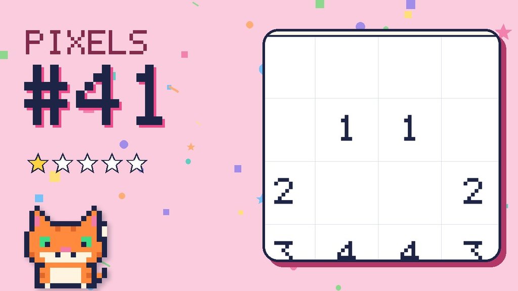 Pixel Puzzle 41 card
