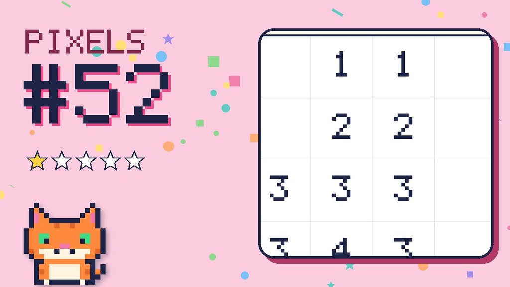 Pixel Puzzle 52 card