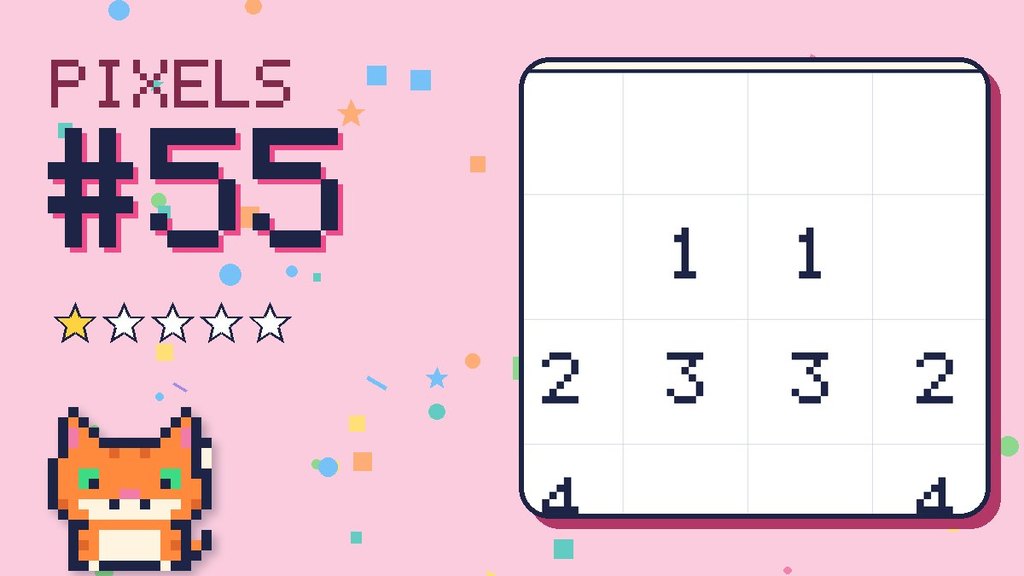 Pixel Puzzle 55 card