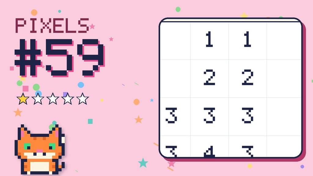 Pixel Puzzle 59 card