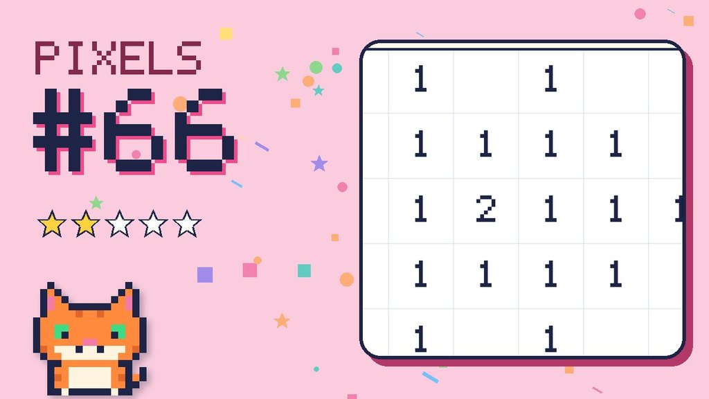 Pixel Puzzle 66 card