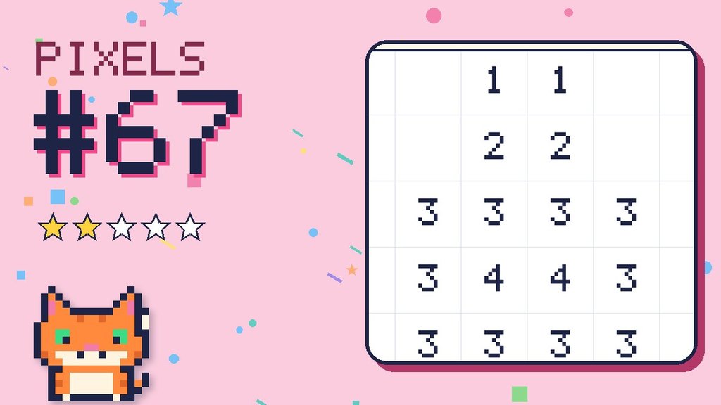 Pixel Puzzle 67 card