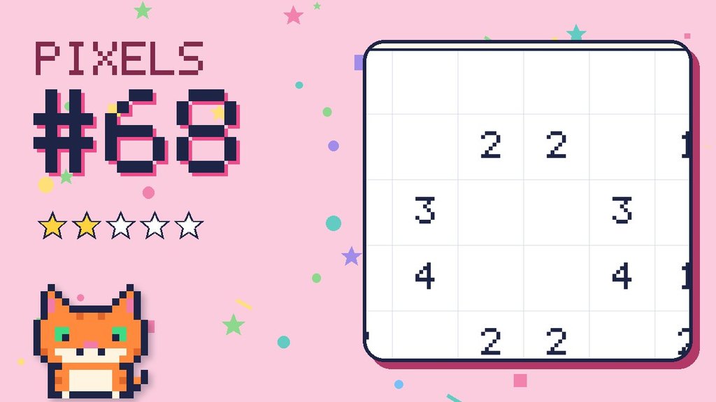 Pixel Puzzle 68 card