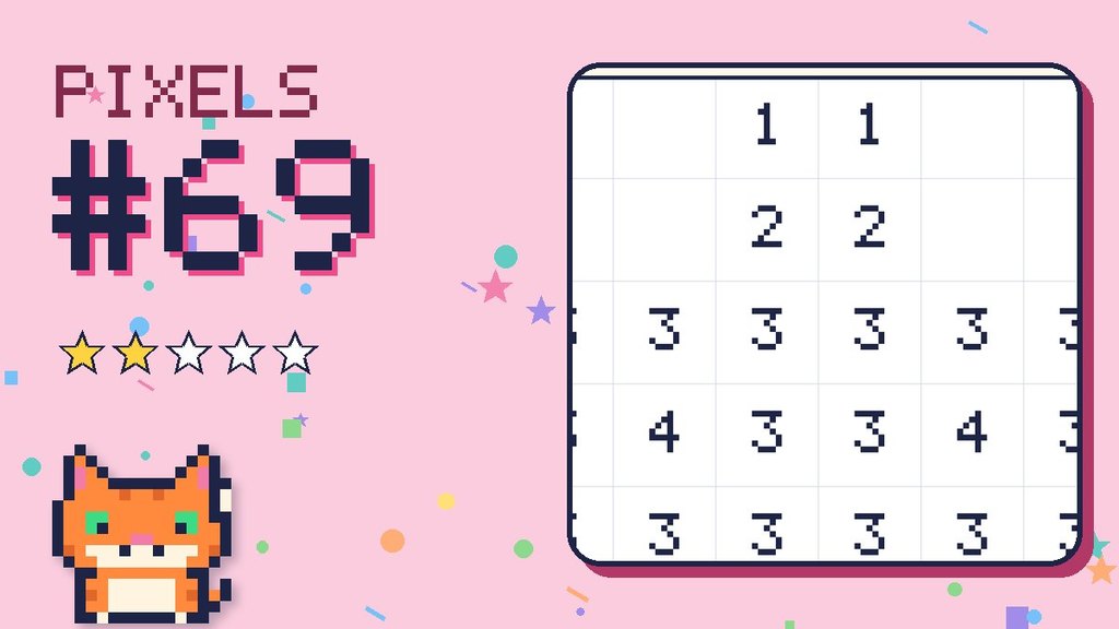 Pixel Puzzle 69 card