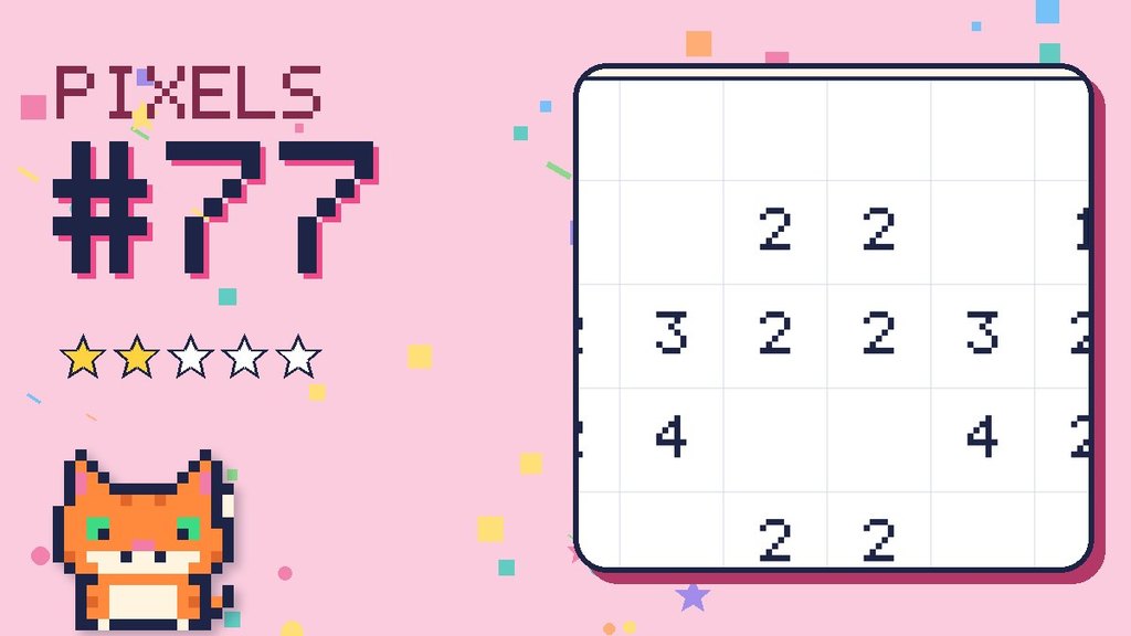 Pixel Puzzle 77 card