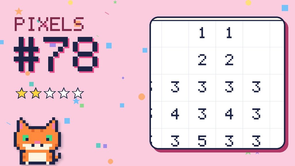 Pixel Puzzle 78 card