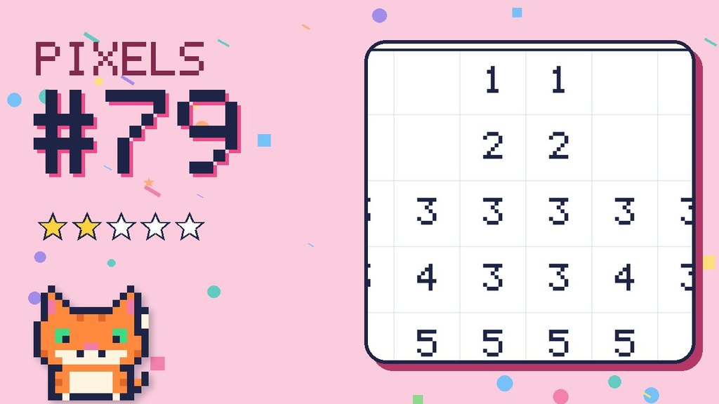 Pixel Puzzle 79 card