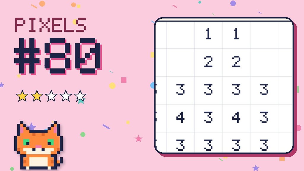 Pixel Puzzle 80 card
