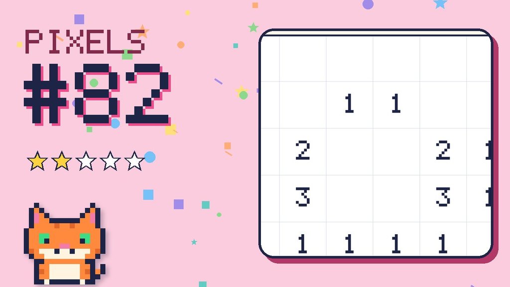 Pixel Puzzle 82 card