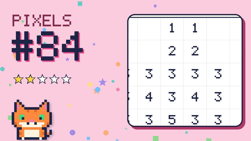 Pixel Puzzle 84 card