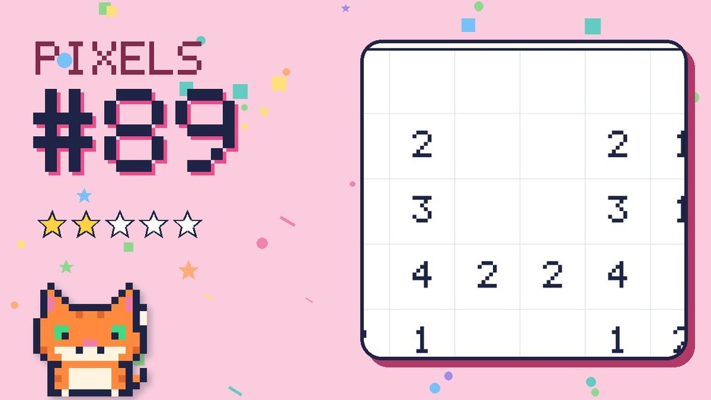 Pixel Puzzle 89 card