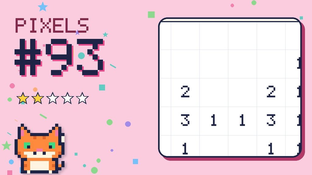 Pixel Puzzle 93 card