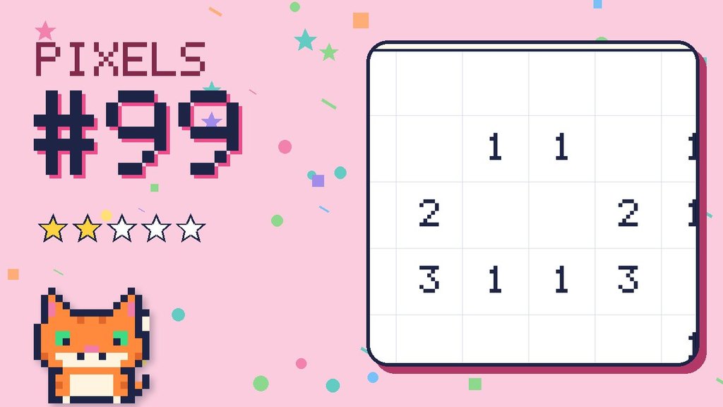 Pixel Puzzle 99 card