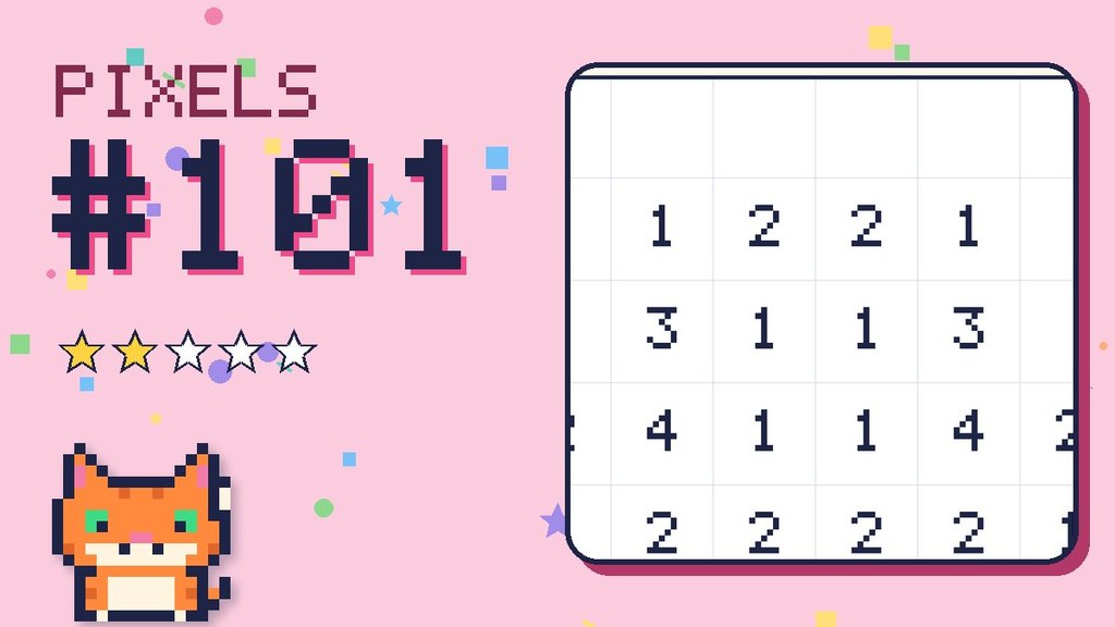 Pixel Puzzle 101 card