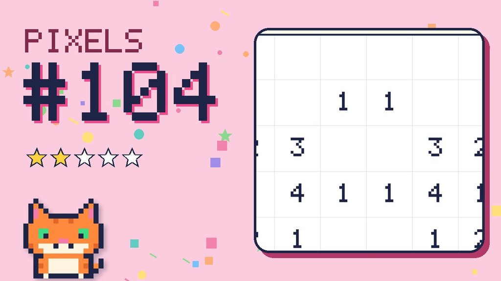 Pixel Puzzle 104 card