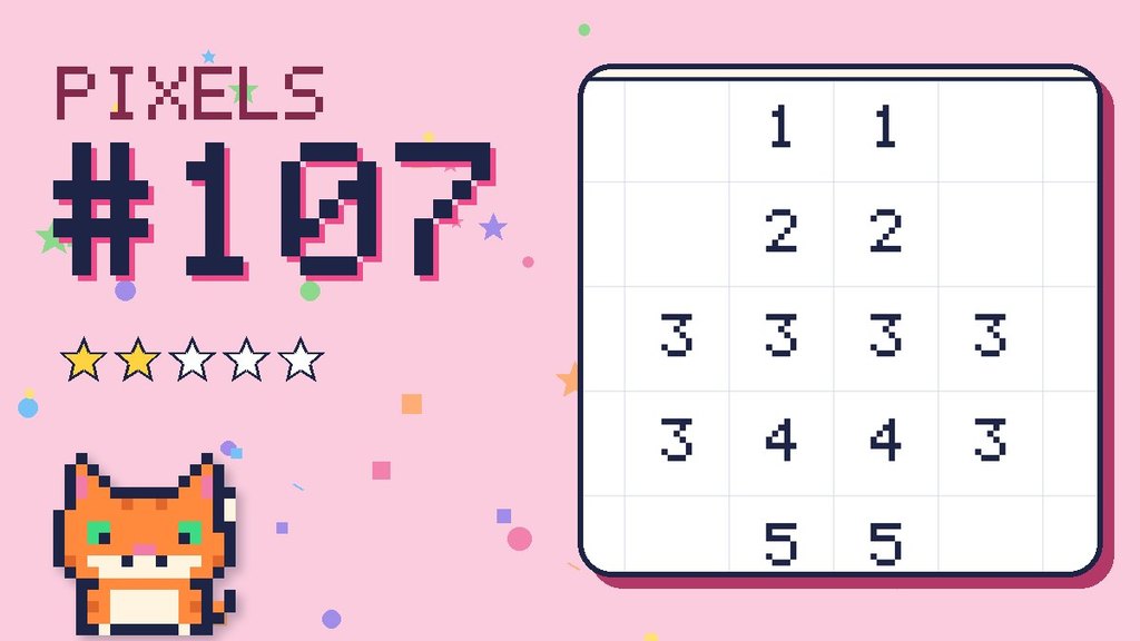 Pixel Puzzle 107 card