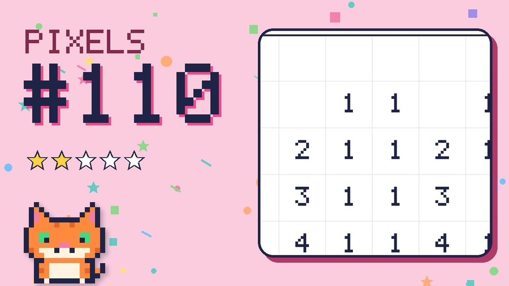 Pixel Puzzle 110 card