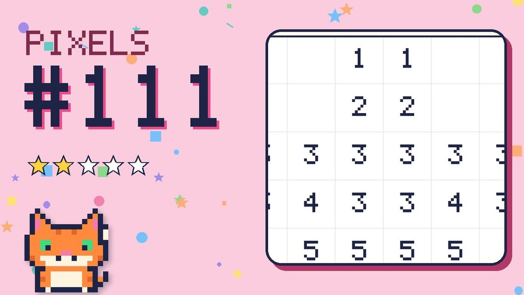 Pixel Puzzle 111 card
