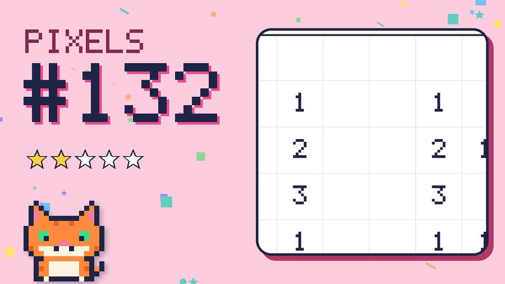 Pixel Puzzle 132 card