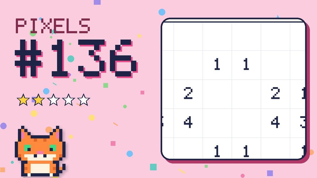 Pixel Puzzle 136 card