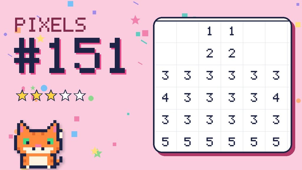 Pixel Puzzle 151 card