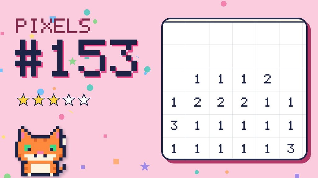 Pixel Puzzle 153 card