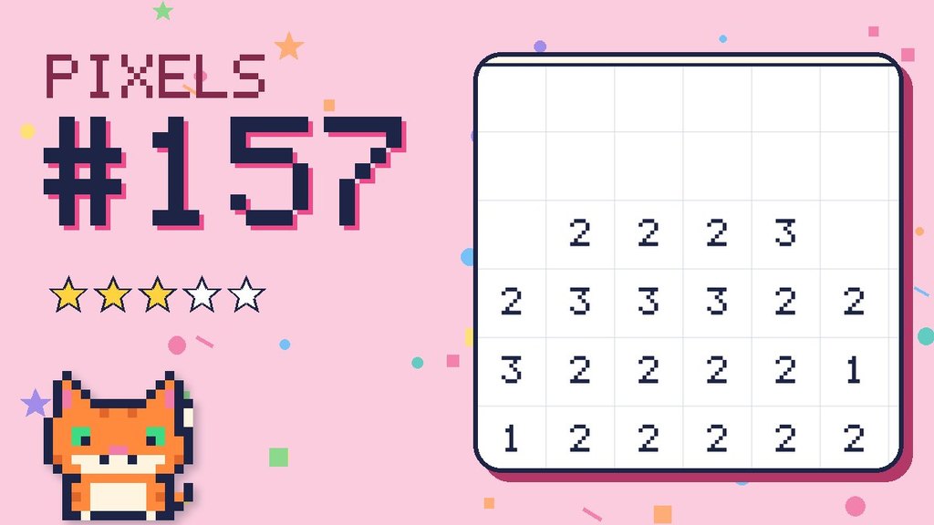 Pixel Puzzle 157 card