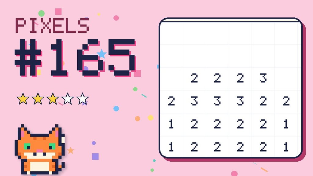 Pixel Puzzle 165 card