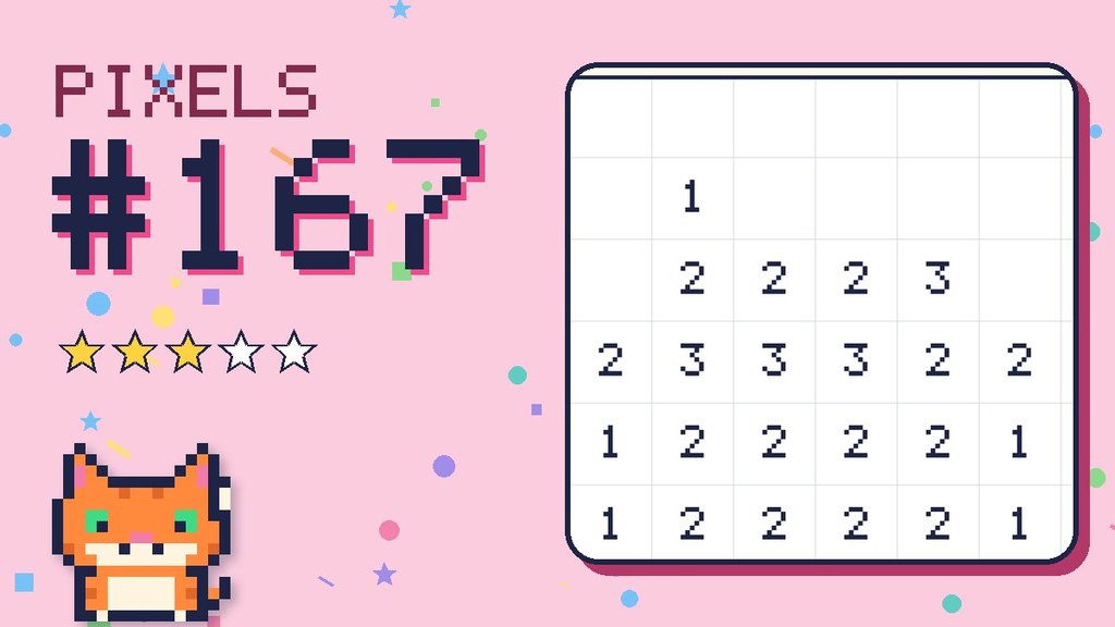 Pixel Puzzle 167 card