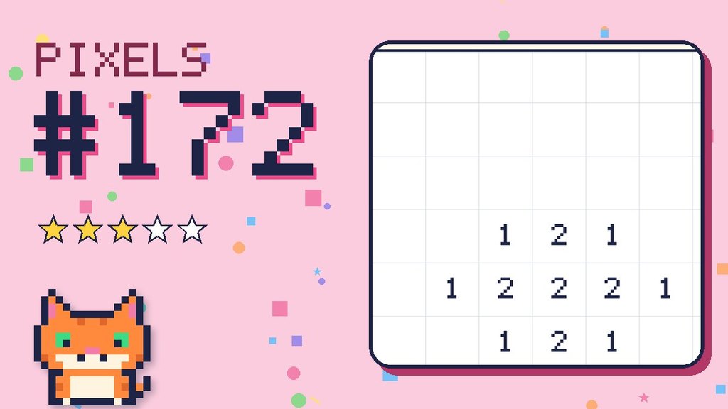 Pixel Puzzle 172 card