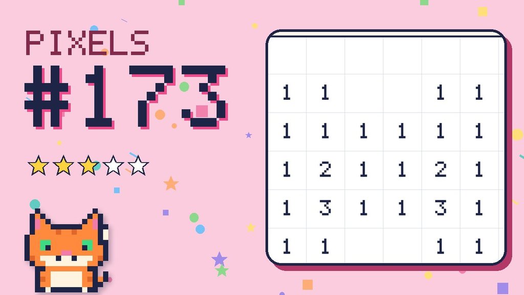 Pixel Puzzle 173 card