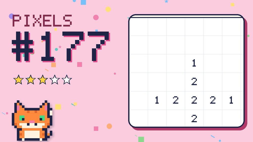 Pixel Puzzle 177 card