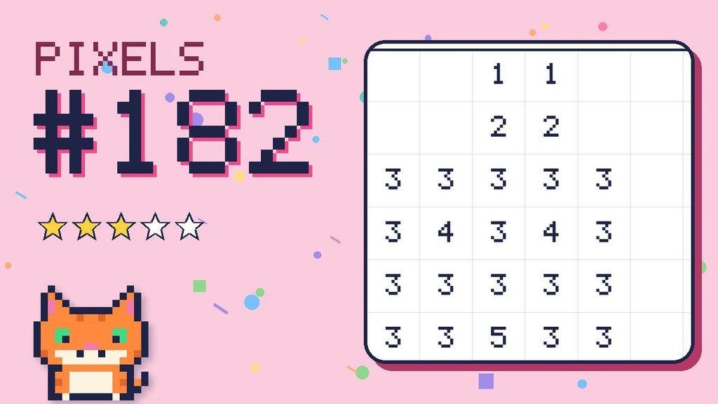 Pixel Puzzle 182 card