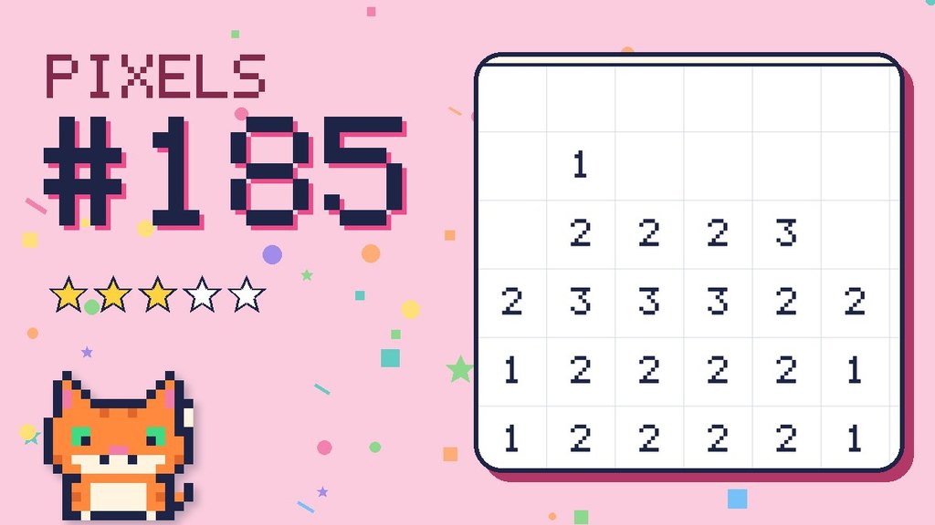 Pixel Puzzle 185 card