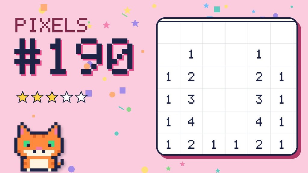 Pixel Puzzle 190 card