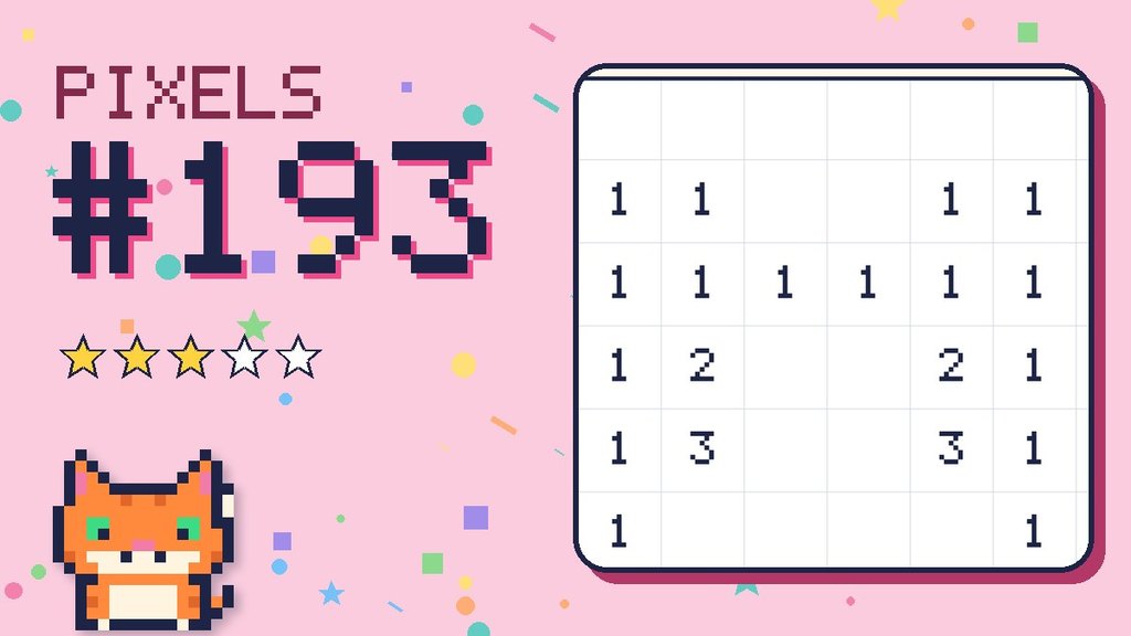 Pixel Puzzle 193 card