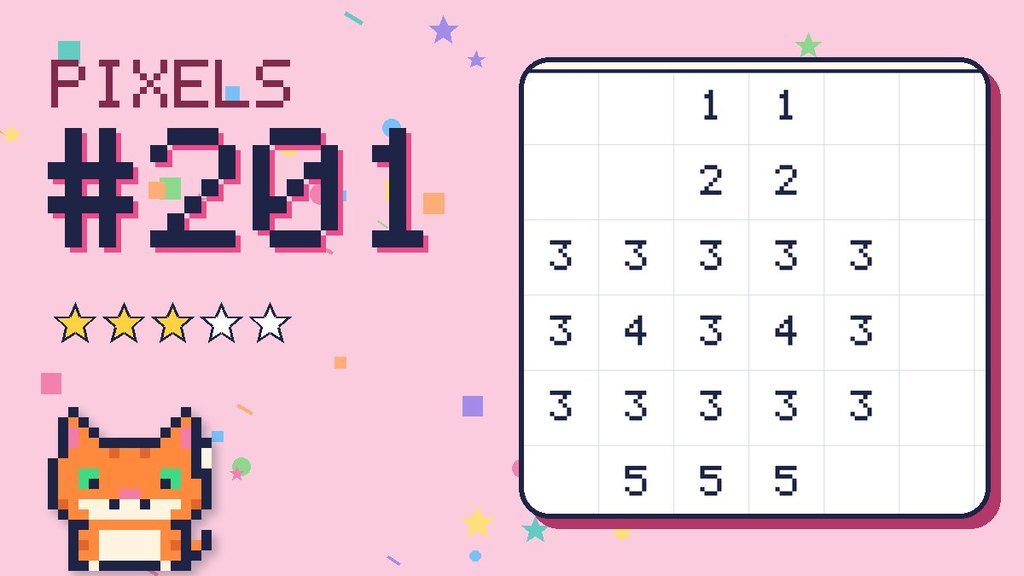 Pixel Puzzle 201 card